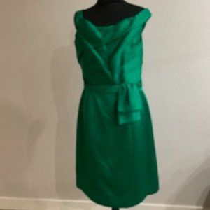 EMERALD DRESS WITH TWO STRAP